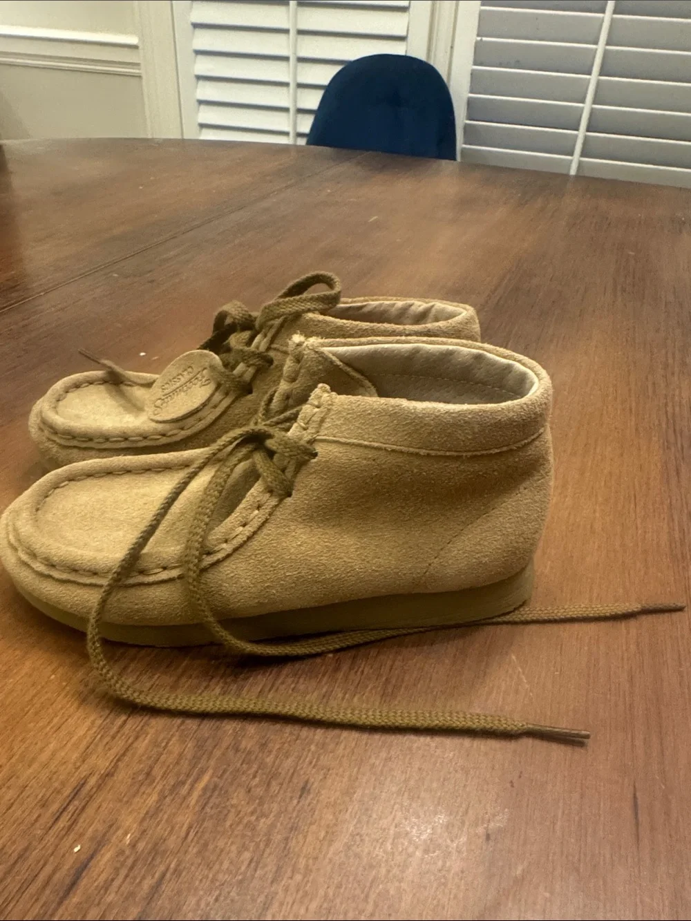 FootMates Kids Tan Suede Moccasin